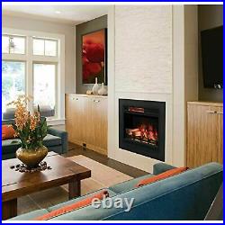 ClassicFlame 23 in. Ventless Infrared Electric Fireplace Insert with Safer Plug