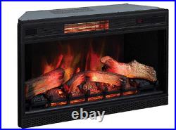 ClassicFlame 3D Infrared Quartz Electric Fireplace Insert Plug and Safer Sensor