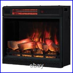 Classic Flame 23 in. Ventless Infrared Electric Fireplace Insert with Safer Plug