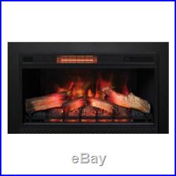 Classic Flame 33 3D Electric Fireplace Insert with 40x30 Black Trim #33II042FGL