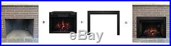 Classic Flame 33 3D Electric Fireplace Insert with 40x30 Black Trim #33II042FGL