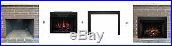Classic Flame 33 3D Electric Fireplace Insert with 43x32 Black Trim #33II042FGL