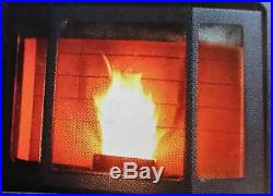 Comfortbilt HP22 Carbon Black Pellet Stove Fireplace 50000 btu withSS Door Trim