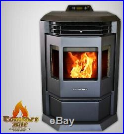 Comfortbilt HP22 Metallic Black Pellet Stove Fireplace 50000 btu Special Price