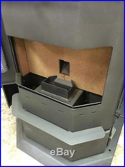 Comfortbilt HP22 Metallic Black Pellet Stove Fireplace 50000 btu withSS Door Trim