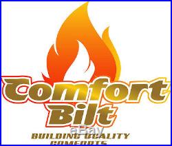 Comfortbilt HP22 Metallic Black Pellet Stove Fireplace 50000 btu withSS Door Trim