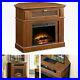 Corner_Electric_Fireplace_TV_Stand_Holder_Media_Entertainment_Heater_Brown_01_uxs