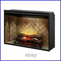 DIMPLEX RBF42 Revillusion Electric Fireplace Realistic Flames With Heat & Remote