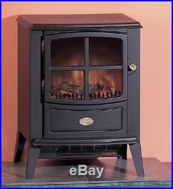 Dimplex Brayford Black Free Standing Electric Fire 2kw Includes Remote Control