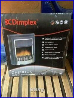 Dimplex CHT20 Freestanding Electric Fire CHERITON 2KW REMOTE HEATER OPTIFLAME