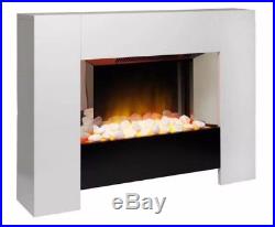 Dimplex Chesil White Electric Fire CLS20 Box damaged due to warehouse storage