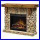 Dimplex Fieldstone Mantel Package with Electric Fireplace, 54.625