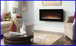 Dimplex Nicole 43 Electric Fireplace Wall-Mounted With Acrylic Ember Bed