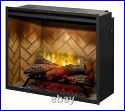 Dimplex Revillusion 30-inch Built-in Firebox with Glass Pane and Plug Kit RBF30