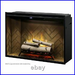 Dimplex Revillusion 42 Built-In Electric Firebox with Herringbone Liner