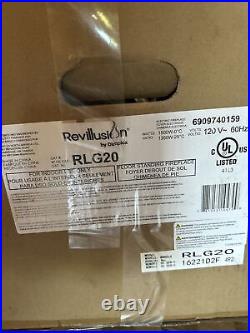 Dimplex Revillusion RLG 20-Inch Electric Plug-In Fireplace 5118 BTU, 120V, 1500W
