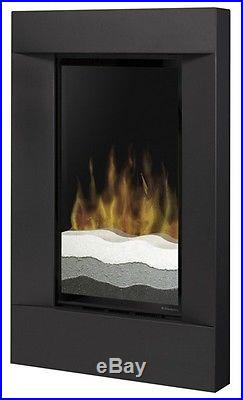 Dimplex V1525RT-BLK 24-Inch Rectangular Wall Mount Electric Fireplace, Black