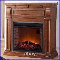 Duluth Forge Full Size Electric Fireplace Remote Control, Chestnut Oak Finish