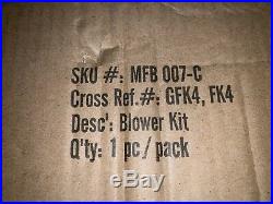 Durablow MFB007-C GFK4 FK4 GFK21 Replacment Fireplace Blower Fan Kit HEATILATOR