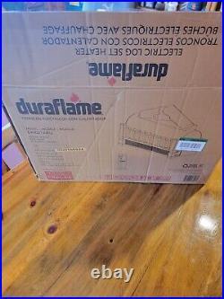 Duraflame 20 Electric Fireplace Log Set Heater Fire Realistic Ember Bed