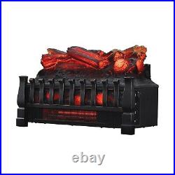 Duraflame 20 Electric Infrared Fireplace Log Heater Fire Realistic Ember Bed