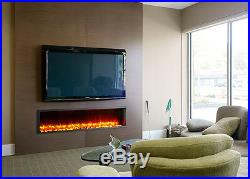 Dynasty 63-In Built-In Electric Fireplace