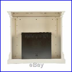 Electric Fire Place Free Standing Fireplace Home Heater Deco Heat Flame Radiator