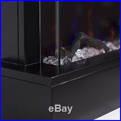 Electric Fireplace 50 3 Sided 80034 Black add installation for only $162