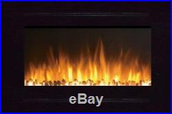 Electric Fireplace Black Forte 40 (Wall inset design)