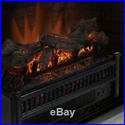Electric Fireplace Heater Grate Logs Insert Set Blower Fan Remote Ventless Flame