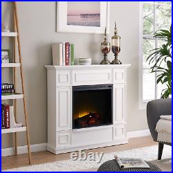 Electric Fireplace Heater With Mantle Remote Control Freestanding Fireplace