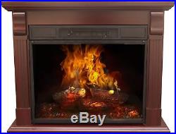 Electric Fireplace Living Room Bedroom Heater Fire Adjustment With 33' Mantle