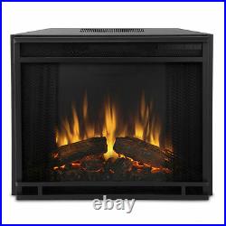 Electric Fireplace RealFlame Crawford Built In Look Heater Gray