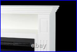 Electric Fireplace TV Stand 31 in. Freestanding with Entertainment Center White
