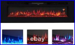 Electric Fireplace TV Stand Console 60 Wide Handcrafted Custom Made Mantel