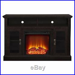 Electric Fireplace TV Stand Console Portable Entertainment Center Media Storage
