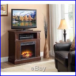 Electric Fireplace TV Stand Entertainment Center Home Warmth Stove Heater Flame