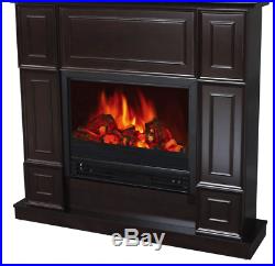 Electric Fireplace TV Stand Flame Effect Storage Entertainment Media Center New