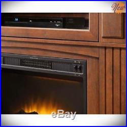 Electric Fireplace TV Stand Media Entertainment Heater Console Corner Cabinet