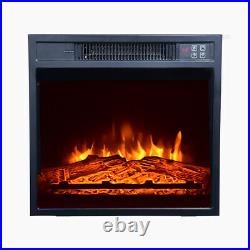 Electric Fireplace TV Stand Wooden Media Console Heater Entertainment Center US