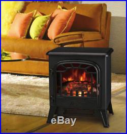 Electric Fireplace Wood Flame Heater Stove Living Room Log Burner Fan Effect UK