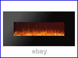 Electric Wall Mounted Fireplace Royal 50 with Pebbles Ignis