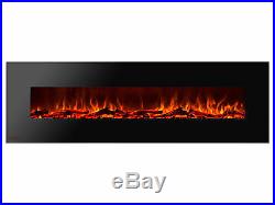 Electric Wall Mounted Fireplace Royal 72 with Logs Ignis