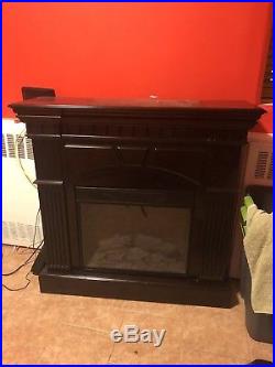 Electric fireplace tv stand