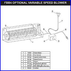 Empire FBB4 Automatic Variable Speed Fireplace Blower