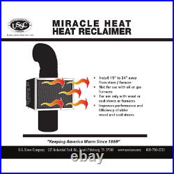 Enhances Heating Miracle Blower Wood Stove Fireplace Fan Ensuring Quiet use