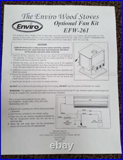 Enviro EFW-261 Freestanding Fireplace Blower Fan Kit Rotom HB-RB261