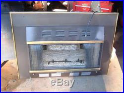 Fire Logs Gas Stove Heater Fireplace Natural Gas, 29000 BTU Unvented with Blower