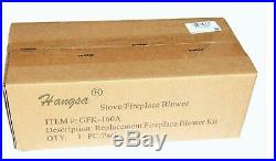 Fireplace Blower Fan Kit Ball Bearings Motor for Heat N Glow Rotom Royal GFK-160
