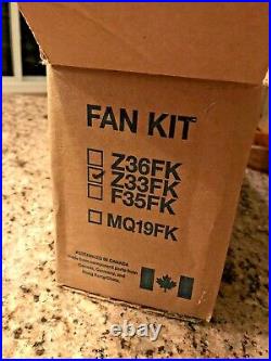 Fireplace Blower Fan Kit for Kingsman Z33FK NEW IN BOX